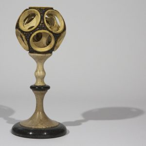 Boule de Canton pyrogravée