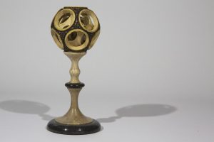 Boule de Canton pyrogravée